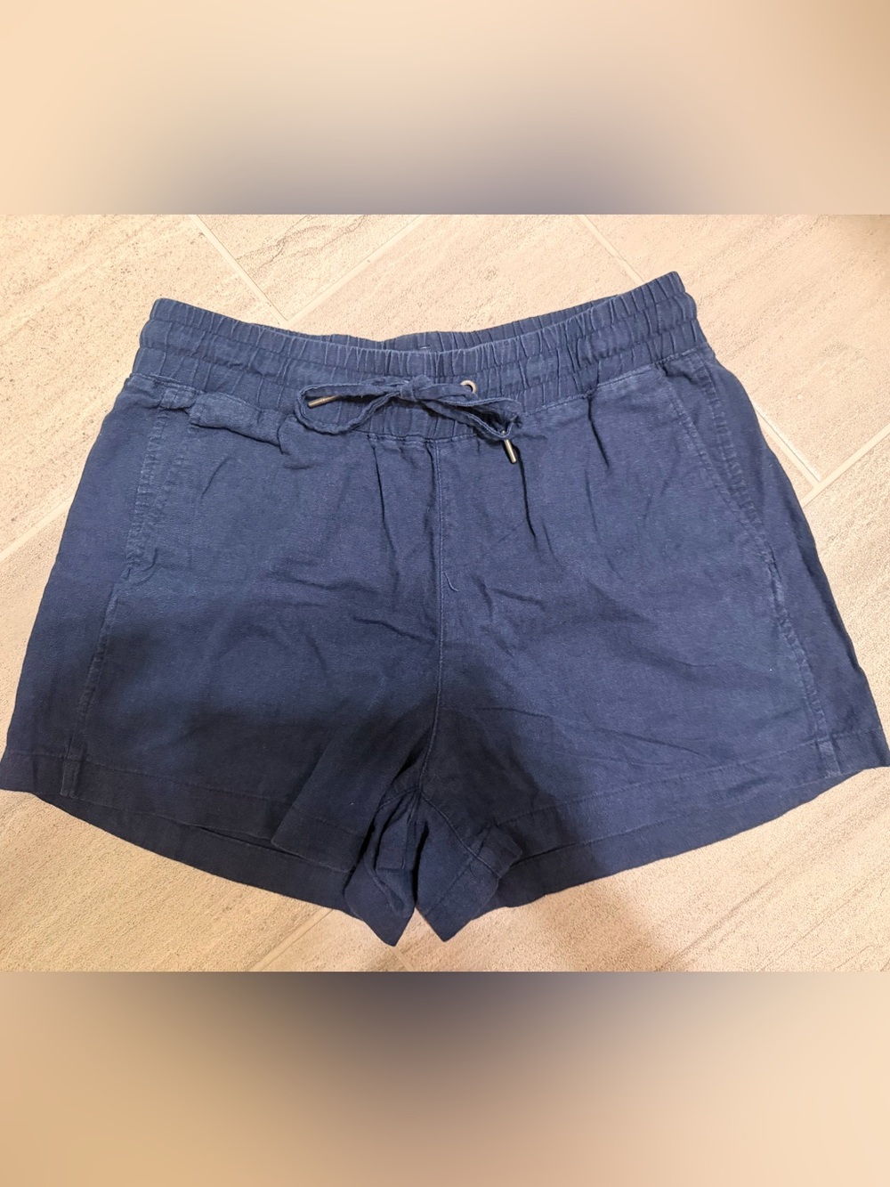 GAP Navy Elastic Waist Pull-On Shorts